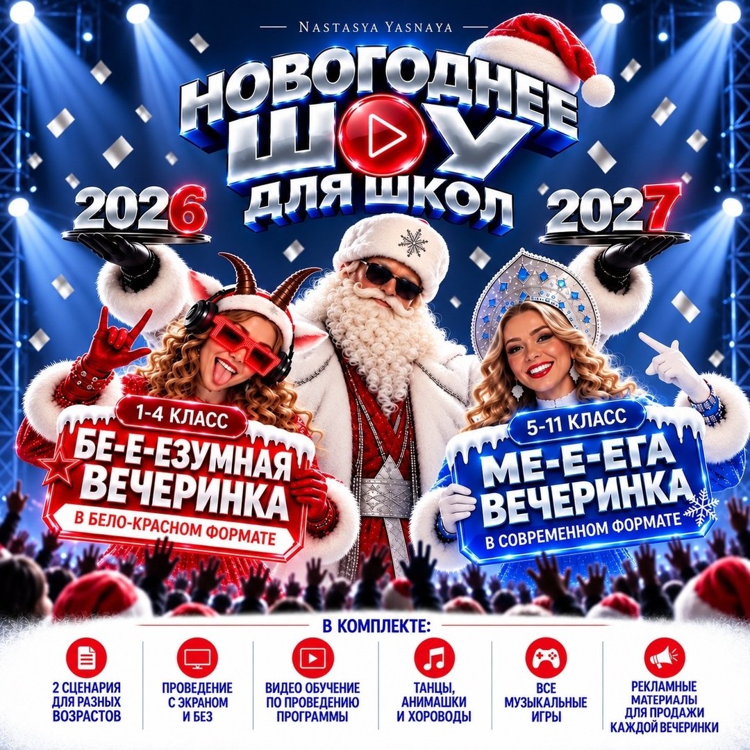 Новогоднее шоу для школ 2026–2027